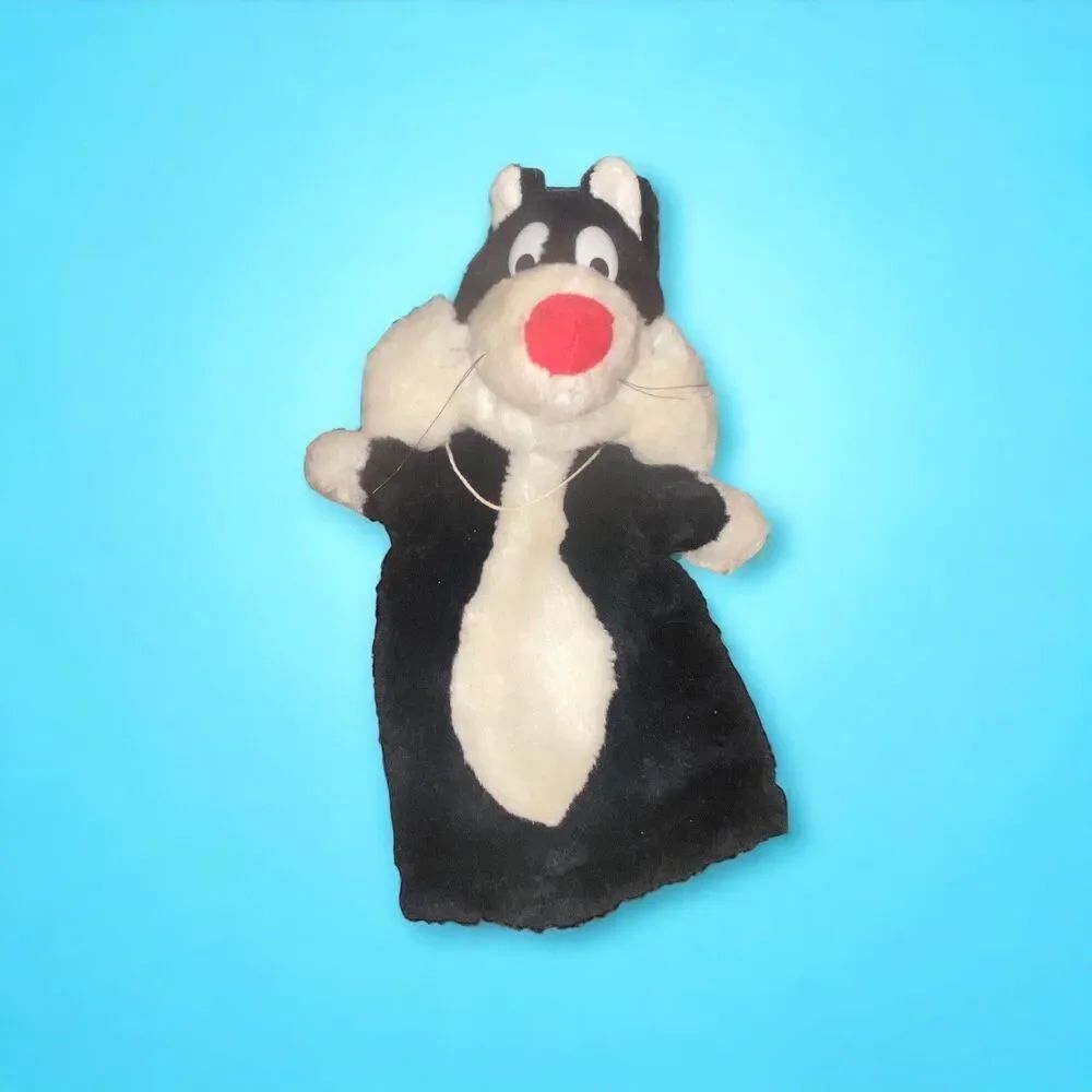 Sylvester Hand Puppet 24k Company 1993 10" Therapy Vintage